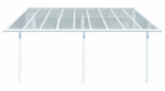 Aliuminio stoginė pastatoma prie sienos Sierra Palram - Canopia 3 x 5,46 m balta - Image 2