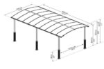 Polikarbonatinė stoginė kamperiams Arcadia Alpine Palram - Canopia 3,6 x 6,4 m - Image 10