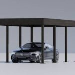 Metalinė automobilio stoginė Bela S, 3×6, 18m²