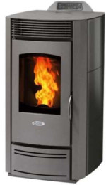 Fair Granulinė krosnelė TMNMC10 (šone kokliai, juoda, šild.galia 10kW, Italija) - Image 2