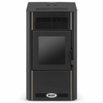 Granulinė krosnelė, oro pūstuvas, A+ energijos klasė, didelis efektyvumas, ekologiškas šildymas namams - Image 2