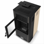 Granulinė krosnelė, oro pūstuvas, A+ energijos klasė, didelis efektyvumas, ekologiškas šildymas namams - Image 4