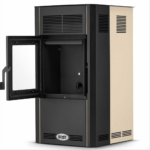 Granulinė krosnelė, oro pūstuvas, A+ energijos klasė, didelis efektyvumas, ekologiškas šildymas namams - Image 6