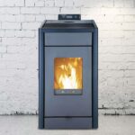 SCHENGER granulinė krosnelė HP07 juoda, A++, 8,0 kW, pilnai automatinė, su WiFi ir ekologiniu režimu