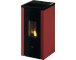 Pegaso Vera plieninė granulinė krosnelė, bordo, 7 kW