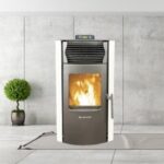 SCHENGER granulinė krosnelė HP51 balta, A++, 8,8 kW, pilnai automatinė, su WiFi ir ekologiniu režimu