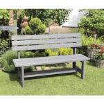 Sodo suolas „Promadino Summer“, 3 vietų, 150x51x90 cm, pušies spalvos, pilkai beicuotas