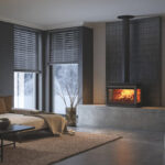 Ketinė krosnelė JØTUL F 620 LB BP, pakabinama, su trimis stiklais, juodos spalvos - Image 2