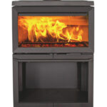 Ketinė krosnelė JØTUL F 620 B BP, su trimis stiklais, juodos spalvos - Image 3