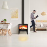 Lacunza BIARRITZ, malkinė, ketaus krosnelė, juodos spalvos - Image 6