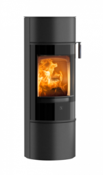 Plieninė krosnelė SCAN 84-1 MODERN BP, juodos spalvos