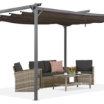 Ruda La Palma 4x4m Garden Point terasos pavėsinė