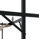 Pergolė su ištraukiamu stogu, taupe spalvos, 589x292x230cm - Image 5